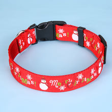 Load image into Gallery viewer, Products Red And Green Bell Collars Dog Collars Pet Collars
