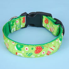 Load image into Gallery viewer, Products Red And Green Bell Collars Dog Collars Pet Collars