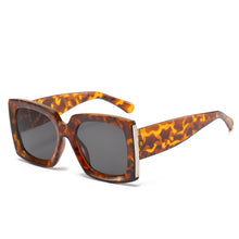 Load image into Gallery viewer, Trendy Large Frame Sunglasses Women Square Bright Black Sunglasses