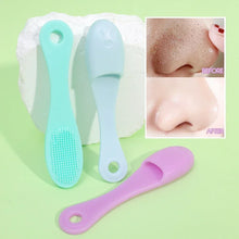Load image into Gallery viewer, Silicone Nose Brush Facial Pore Cleaner Portable Blackhead