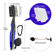 Load image into Gallery viewer, 2-Sided Groove Cleaner Kit with Keychain for Clubs & Balls