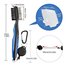 Load image into Gallery viewer, 2-Sided Groove Cleaner Kit with Keychain for Clubs & Balls