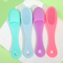 Load image into Gallery viewer, Silicone Nose Brush Facial Pore Cleaner Portable Blackhead