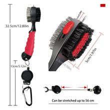Load image into Gallery viewer, 2-Sided Groove Cleaner Kit with Keychain for Clubs & Balls