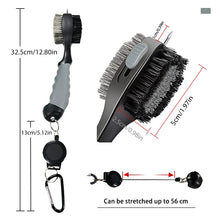 Load image into Gallery viewer, 2-Sided Groove Cleaner Kit with Keychain for Clubs & Balls