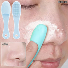 Load image into Gallery viewer, Silicone Nose Brush Facial Pore Cleaner Portable Blackhead