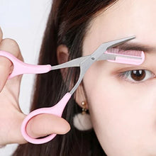 Load image into Gallery viewer, Eyebrow Trimmer Scissor Beauty Makeup Tools
