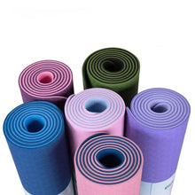 Load image into Gallery viewer, Soft Rebound TPE Yoga Mat - Waterproof & Double-Layered