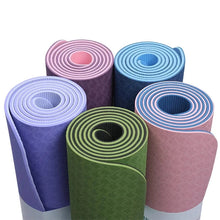 Load image into Gallery viewer, Soft Rebound TPE Yoga Mat - Waterproof & Double-Layered