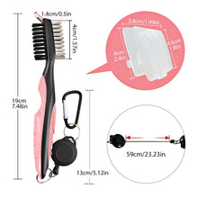 Load image into Gallery viewer, 2-Sided Groove Cleaner Kit with Keychain for Clubs & Balls