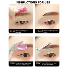 Load image into Gallery viewer, Eyebrow Trimmer Scissor Beauty Makeup Tools
