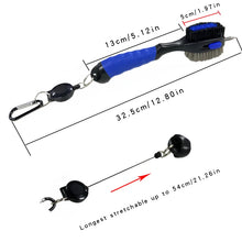 Load image into Gallery viewer, 2-Sided Groove Cleaner Kit with Keychain for Clubs & Balls