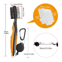 Load image into Gallery viewer, 2-Sided Groove Cleaner Kit with Keychain for Clubs & Balls