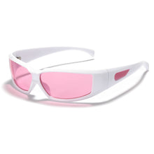 Load image into Gallery viewer, Oval Frame Sunglasses For Men Women UV400 Fashion Y2K Retro Punk Pink Glasses Hip Hop