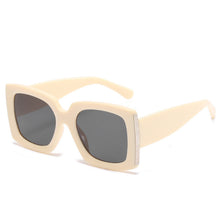 Load image into Gallery viewer, Trendy Large Frame Sunglasses Women Square Bright Black Sunglasses