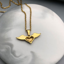 Load image into Gallery viewer, Fashion Accessories Heart Shape With Wings