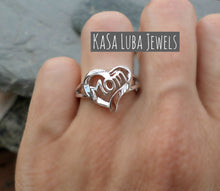 Load image into Gallery viewer, Bracelet Heart Shape Mom Ring
