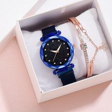 Load image into Gallery viewer, Elegant Magnet Buckle Ladies Starry Sky Watch