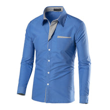 Load image into Gallery viewer, Striped Decoration Mens Shirts