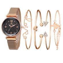 Load image into Gallery viewer, Women Starry Sky Buckle Bracelet Watch