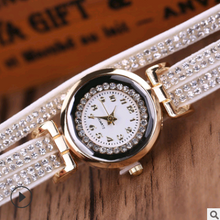 Load image into Gallery viewer, Fashion watch ladies fashion watch, diamond twisted pu belt winding fashion watch