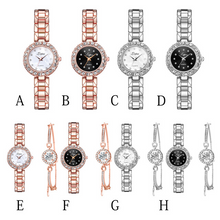 Load image into Gallery viewer, Watches-Set Bangle Clock Bracelet