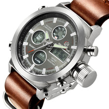 Load image into Gallery viewer, Men's Quartz Hour Analog Digital LED Sports Watch