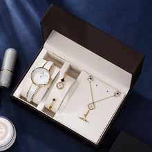 Load image into Gallery viewer, Gift Box Watches Set Bracelet Necklace Earring Ring Set
