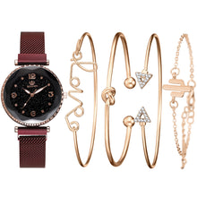 Load image into Gallery viewer, Women Starry Sky Buckle Bracelet Watch