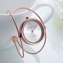 Load image into Gallery viewer, Women Bracelet Ladies Rose Gold Watches