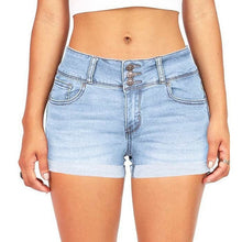 Load image into Gallery viewer, Denim stretch shorts