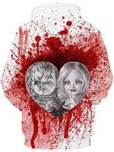 Load image into Gallery viewer, Chucky and Tiffany Hoodie