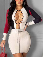 Load image into Gallery viewer, Apricot Bandage Dress