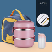Load image into Gallery viewer, 304 Stainless Steel Insulated Barrel Multi-layer Lunch Box