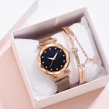 Load image into Gallery viewer, Elegant Magnet Buckle Ladies Starry Sky Watch