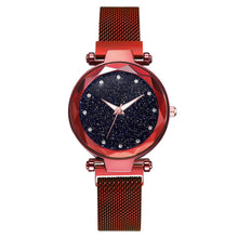 Load image into Gallery viewer, Elegant Magnet Buckle Ladies Starry Sky Watch