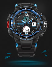 Load image into Gallery viewer, Functional waterproof electronic sports watch