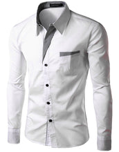 Load image into Gallery viewer, Striped Decoration Mens Shirts