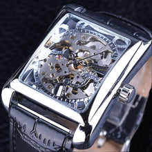 Load image into Gallery viewer, Winner men's fashion casual Swiss hollow manual mechanical watch