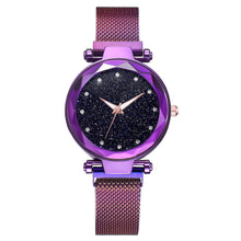 Load image into Gallery viewer, Elegant Magnet Buckle Ladies Starry Sky Watch