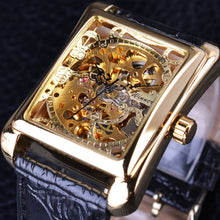 Load image into Gallery viewer, Winner men's fashion casual Swiss hollow manual mechanical watch
