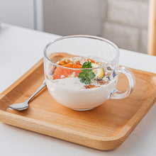 Load image into Gallery viewer, Personalized Milk Spoon with Cover Large Glass Bowl