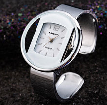 Load image into Gallery viewer, Women Watches New Luxury Brand Bracelet Watch Gold Silver Dial Lady Dress Quartz Clock Hot Bayan Kol Saati