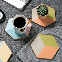 Load image into Gallery viewer, Geometric casserole insulation placemat