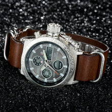 Load image into Gallery viewer, Men's Quartz Hour Analog Digital LED Sports Watch