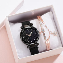 Load image into Gallery viewer, Elegant Magnet Buckle Ladies Starry Sky Watch