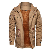 Load image into Gallery viewer, Mountainskin Men's Winter Fleece Jackets Warm Hooded Coat Thermal Thick Outerwear Male Military Jacket Mens Brand Clothing
