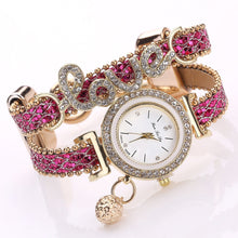 Load image into Gallery viewer, FanTeeDa Brand Women Bracelet Watches Ladies Watch Rhinestones Clock Womens Fashion Dress Wristwatch Relogio Feminino Gift