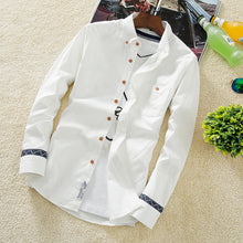 Load image into Gallery viewer, The 2021 men's shirt men's slim casual summer all-match Shirt Youth clothing Mens S inch color