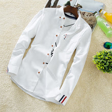 Load image into Gallery viewer, The 2021 men's shirt men's slim casual summer all-match Shirt Youth clothing Mens S inch color